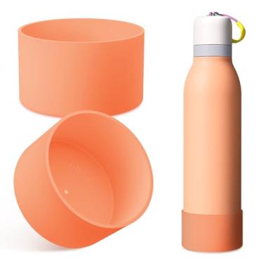 Imagem de QIONG Bota de silicone 2 peças para garrafa de água Owala FreeSip Sway 850 g e 1,134 g, copo de 1,134 g e torção de 680 g, capa protetora antiderrapante para acessórios de garrafa de água de aço