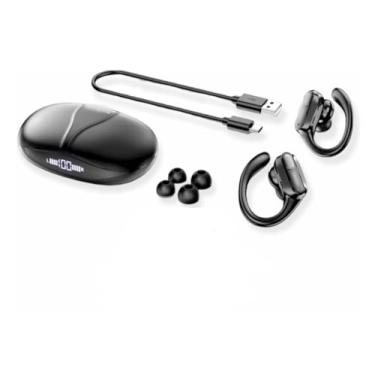 Imagem de Fone de Ouvido XT80 Pró Sem Fio Bluetooth 5.3 com Microfone, Led, Case 500mAh - Até 70 horas de uso, Resistente a Água IPX5 - Trabalho, Lazer, Gamer, Corrida e Esportes, Compatível c Android e IOS