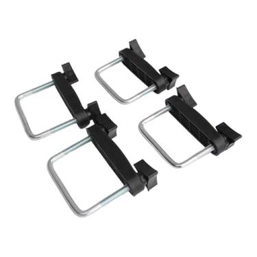 Imagem de Mqetly Suportes em U para bagageiro de teto, acessórios profissionais, parafusos para bagageiro de teto, 6 Cm 4 Peças
