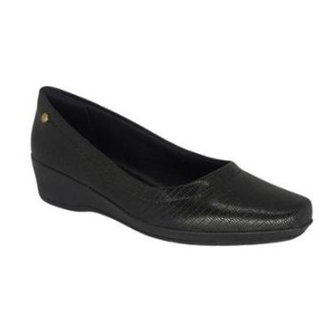 Imagem de Sapato Comfortflex Preto Super Conforto-Feminino