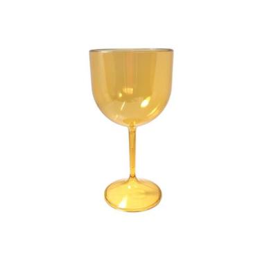 Imagem de Taça de Gin Acrilico 450 ml Cristal Colorido KIT 10 - M&CA PLÁSTICOS, 