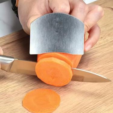 Imagem de Ferramenta de cozinha com protetor de dedos, protetor de aço inoxidável – Proteja seus dedos enquanto corta e fatia. Estilo49