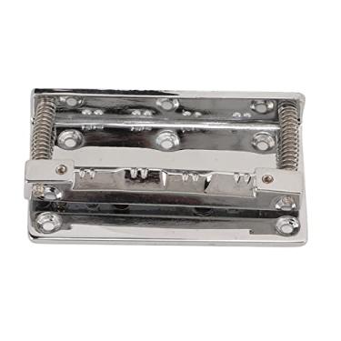 Imagem de RiToEasysports Placa de Ponte de Bandolim de Metal de Alta Dureza para Ajuste de Timbre, para Amantes de Bandolim, Prata