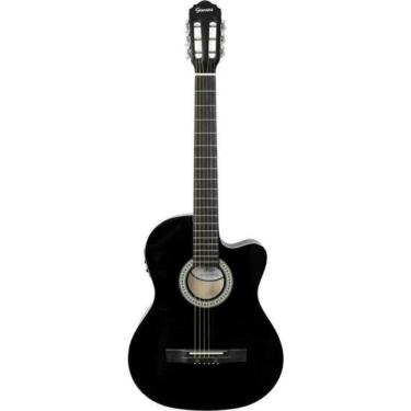 Imagem de Violão Giannini Sf14 Ceq Eletroacústico Aço Preto [f002]