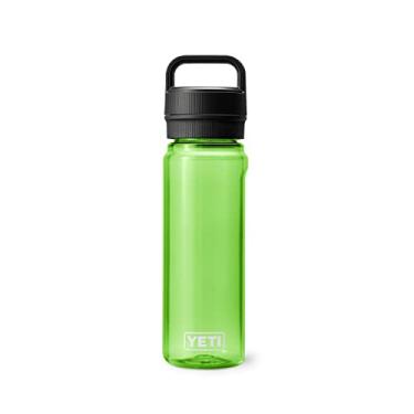 Imagem de YETI Yonder Garrafa de água de 750 ml com tampa Yonder Chug à prova de vazamento, verde dossel