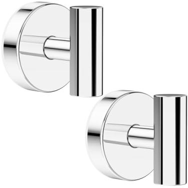 Imagem de Bntuk Ganchos de ventosa, ganchos de chuveiro para chuveiro interno – Ganchos de toalha removíveis para azulejo de espelho de vidro da janela do banheiro, gancho para pendurar roupão de banho – à