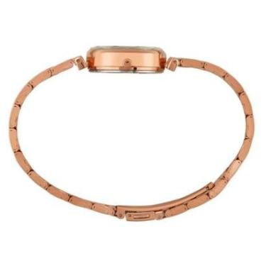 Imagem de Relógio Feminino Mondaine Rosé Cristais Vidro Facetado-Feminino