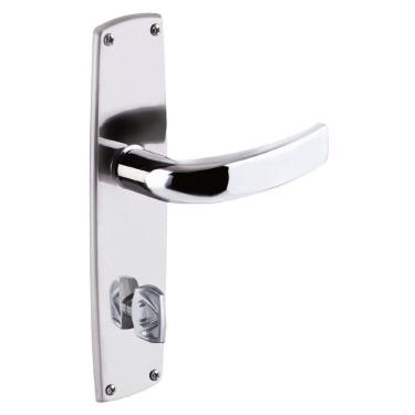 Imagem de Fechadura Banheiro Alavanca Inox Polido Classic Aliança