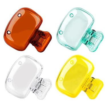 Imagem de Hxezoc Pacote Com 4 Capas Protetoras Para Cabeça De Escova Dentes Viagem, Estojo Protetor Portátil Plástico Clipe Uso Doméstico, Viagens, Escola, Banheiro, Camping, Negócios