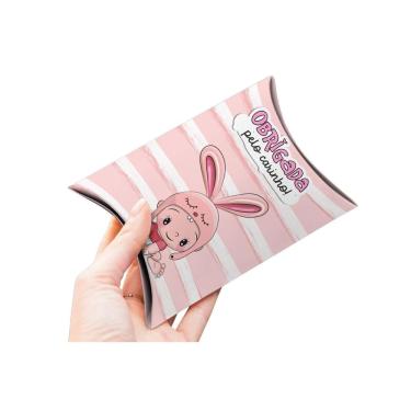 Imagem de 10 Caixinha Bebe Fofo Maternidade Chá Rifa - Menina Coelha