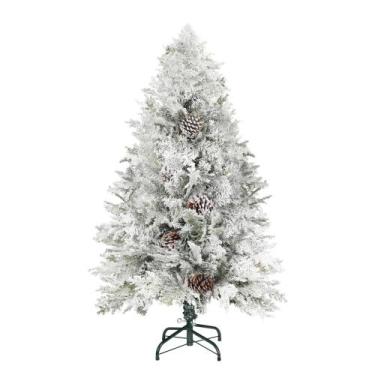 Imagem de Árvore de Natal SUNCROWN Artificial Flocked de 1,2 m com 600 pontas