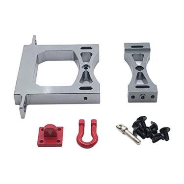 Imagem de Luzhengyang 1/16 RC Car Metal Upgrade Rear Bumper + Beam Set for WPL B24 B36, CNC Precision Manufactured, Easy Installation, Fits C14 C24 C34, Upgrade Your RC Model Car Now