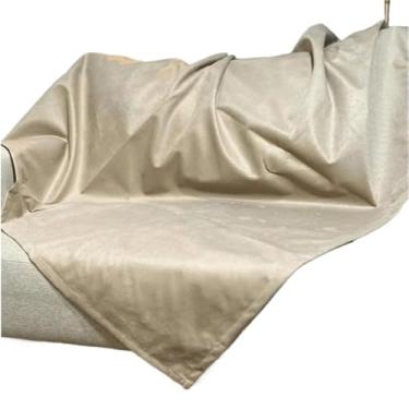 Imagem de Capa para Sofá, Manta para Sofá em Suede Liso Aveludado, 1.40m/2m/3m(Bege,4 Lugares (2,00x1,40m))