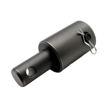 Imagem de Adaptador de broca de aterramento de 1 peça – conector macho de 1,9 cm para fêmea de 7/20.3 cm com pino guia – universal para furadeiras elétricas de aterramento de motor de 2 tempos