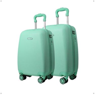 Imagem de Kit Malas Infantil Escola Bordo Roda 360° Acompanha Adesivos-Unissex