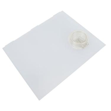 Imagem de Painel deslizante de porta de tela RV, painel deslizante de porta transparente antiimpacto de longa duração fácil instalação 30,5 cm x 24,8 cm com abridor de botão de pressão para motorhome