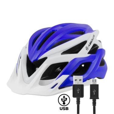 Imagem de Capacete ciclismo Absolute Wild Flash led traseiro USB-Unissex