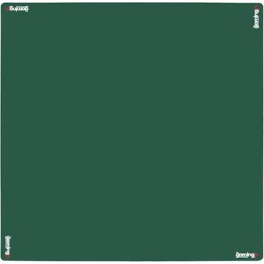 Imagem de The Gaming Mat Company Mahjong Mat. 33" x 33" Green with Stitched Edge Premium Square Playmat for Poker, Dominoes & Bridge, Professional Mahjong Table Cover, Poker Table Top, Card Game Mat