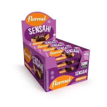 Imagem de Barra de Chocolate Flormel Dark Zero Sensah C/ 16 Unidades De 30G-Unissex