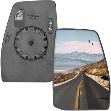 Imagem de LOIYLLEN Substituição do espelho lateral do passageiro para Ford Transit 150 250 350 2020 2021 2022 2023 - Vidro do espelho do lado direito, vidro dos espelhos retrovisores com aquecimento elétrico e