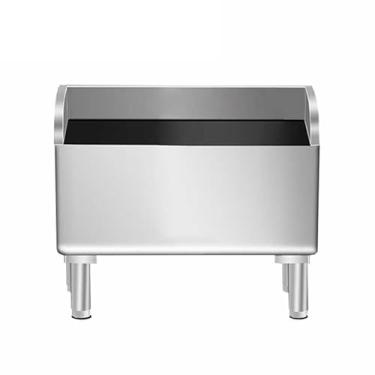 Imagem de TRGCJGH Bacia de piso de pia de esfregão comercial, bacia de serviço de esfregão de aço inoxidável, pia interna e externa com drenagem (120 x 41 x 55 cm (47,2 x 16,1 x 21,6 polegadas))