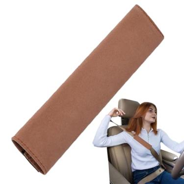 Imagem de Capa de cinto de segurança de carro | Almofadas confortáveis para cinto de segurança de carro - Tira de silicone antiderrapante embutida, acessórios interiores de automóveis para dirigir e viajar