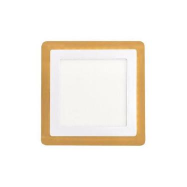 Imagem de Plafon Led Dual Color 12W+4W Embutir Quadrado - Taschibra