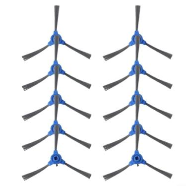 Imagem de 10 peças de substituição de escovas laterais, adequado para aspiradores de pó robôs Kyvol Cybovac E20 E30 E31, peças de aspirador de pó e acessórios, para limpeza de piso doméstico