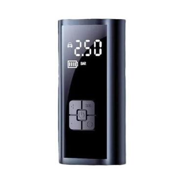 Imagem de Compressor De Ar Portátil Inflador De Pneus Para Carro Moto Bicicleta 