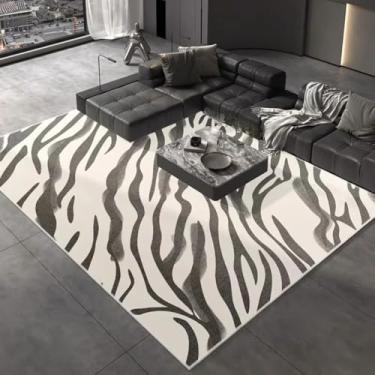 Imagem de Tapete de veludo cristal geométrico de luxo, tapete simples para quarto, sofá, mesa de centro, tapete grande para uso doméstico (1400 mm x 2000 mm/08)