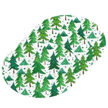 Imagem de Wassud Esponja de polpa de madeira de pinheiros em aquarela para pratos, pacote com 3 esponjas de cozinha para limpeza, esfregão resistente para panelas antiaderentes pia banheiro, suprimentos de