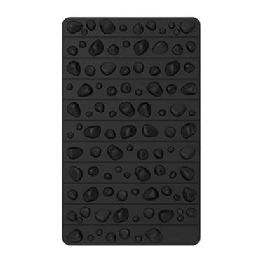 Imagem de FashionCha Tapete de massagem para os pés, tapete de acupressão portátil para caminhada, para os dedos, para usar em pé enquanto trabalha em casa, para viagens, Preto