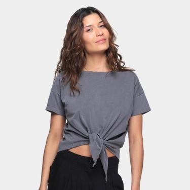 Imagem de Blusa Oh, Boy! Amarração Feminina, Preto, G