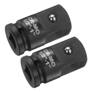 Imagem de HARFINGTON Adaptador de soquete de impacto fêmea de 1/5.1 cm para 2.5 cm macho aumentador de acionamento quadrado padrão SAE CR-MO conversor de aço, chave de impacto, chave catraca, disjuntor, barra