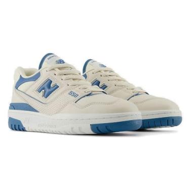Imagem de Tênis New Balance 550 Feminino - Off White/azul Claro - 34