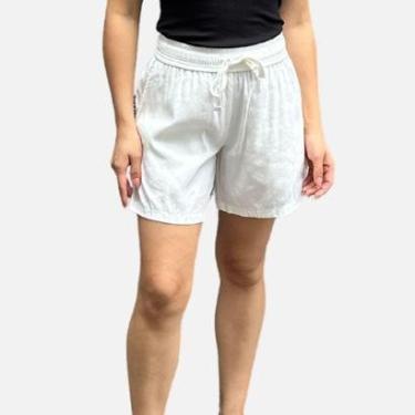 Imagem de Short Feminino Linho Fenda Colcci-Feminino
