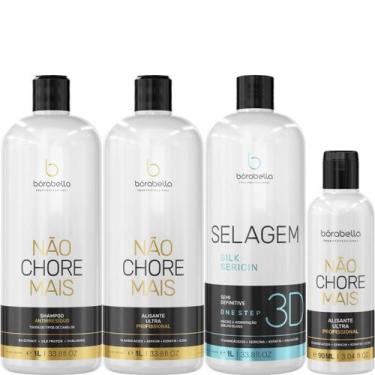 Imagem de Borabella Kit Não Chore + Selagem 3x1L+ NeutraQuimic 90ml