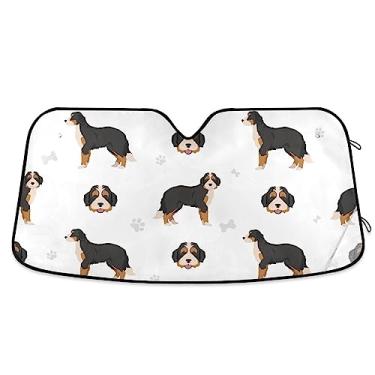 Imagem de Bernese Mountain Dog Viseiras de carro para-sol, persianas de janela de carro, viseiras de sol para carro, SUV, acessórios de resfriamento de carro