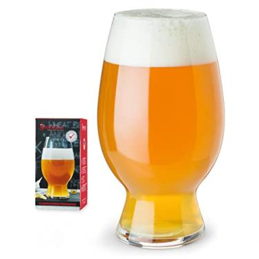 Imagem de Copos de cerveja de trigo Spiegelau Craft, conjunto de 1, cristal sem chumbo feito na Europa, copos de cerveja modernos, seguro para lava-louças, conjunto de presente de vidro Witbier de qualidade