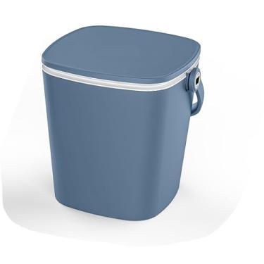 Imagem de EasyUp Mesas de bar, refrigeradores à prova de intempéries e design ergonômico, mesa de bar de resina para varanda, quintal, varanda e uso interno (azul)