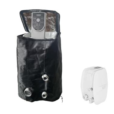 Imagem de XCZ Capa Para Bomba De Hidromassagem. Com Película Alumínio Isolante Térmico, À Prova D'Água, Proteção Solar E Isolante. Aquecedor Spa (Preto, Somente Capa)