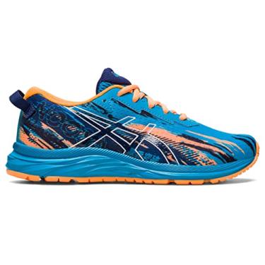 Imagem de ASICS Tênis de corrida infantil GEL-NOOSA TRI 13 Grade Escolar, Azul ilha/branco, 14