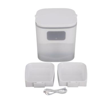 Imagem de Generic Alimentador Automático para Gatos 6L Distribuição Eficiente de Alimentos Controle de Aplicativo Inteligente para Uso Doméstico Com Vários Animais de Estimação Branco