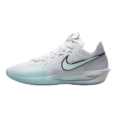 Imagem de Nike G.T. Cut 3 Tênis de basquete masculino, Branco/prata metálico/torção limão claro/azul gelo, 42