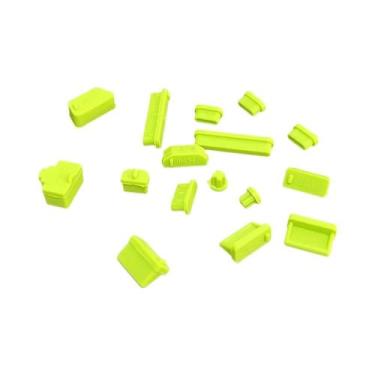 Imagem de Protetores De Porta De Notebook De Silicone Universal, Conjunto De 16 