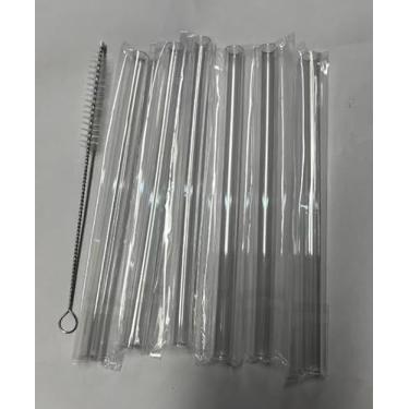 Imagem de Canudo de substituição compatível com Hydrojug garrafa de água infantil de 590 ml, 6 canudos com 1 escova, plástico livre de BPA, lavável na máquina de lavar louça (apenas 590 ml)