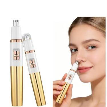 Imagem de Aparador de nariz feminino para remoção de pelos da orelha, à prova d'água, aparador de pelos do nariz para mulheres