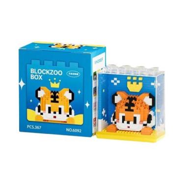 Imagem de Kit De Blocos De Montar De Animais Fofos Para Meninas: Panda, Girafa, 