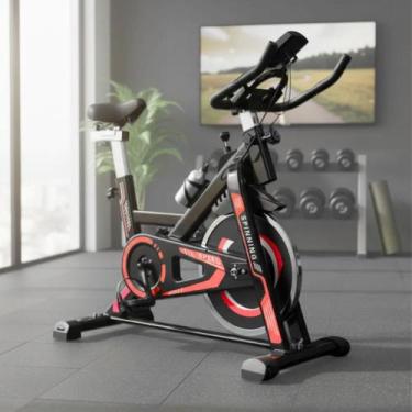 Imagem de Bicicleta Spinning Ergométrica Profissional Roda Inércia 13kg Mecânica
