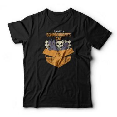 Imagem de Camiseta Adopt A Schrödinger's Cat - Studio Geek, 2G, Preto